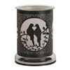 Electric Wax Melter Touch - Black Silhouette Doves 17cm Electric Wax Melter Touch - Black Silhouette Doves 17cm