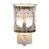 Wax Melter Plug In - Chrome Tree of Life 13cm Wax Melter Plug In - Chrome Tree of Life 13cm