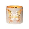 Tealight Wax Melter and Candle Holder - White & Gold Silhouette Melter Butterfly Tealight Wax Melter and Candle Holder - White & Gold Silhouette Melter Butterfly