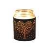 Tealight Wax Melter and Candle Holder -Black & Gold Silhouette Melter Heart Tree Tealight Wax Melter and Candle Holder -Black & Gold Silhouette Melter Heart Tree