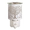 Wax Melter Plug In - White & Gold Silhouette Heart Tree 13cm Wax Melter Plug In - White & Gold Silhouette Heart Tree 13cm