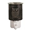 Wax Melter Plug In - Black & Gold Silhouette Owl 13cm Wax Melter Plug In - Black & Gold Silhouette Owl 13cm