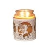 Tealight Wax Melter and Candle Holder - White & Gold Silhouette Melter Fairy Tealight Wax Melter and Candle Holder - White & Gold Silhouette Melter Fairy