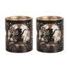 Votive Holder Metal Silhouette – Black and Gold Fly Fairy set of two Votive Holder Metal Silhouette – Black and Gold Fly Fairy set of two