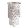 Wax Melter Plug In - White & Gold Silhouette Deer Family 13cm Wax Melter Plug In - White & Gold Silhouette Deer Family 13cm