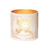 Tealight Wax Melter and Candle Holder - White & Gold Silhouette Melter Highland Tealight Wax Melter and Candle Holder - White & Gold Silhouette Melter Highland
