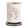 Electric Wax Melter Touch - White Silhouette Seated Fairy 17cm Electric Wax Melter Touch - White Silhouette Seated Fairy 17cm