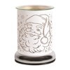 Electric Wax Melter Touch - White Silhouette Santa 17cm Electric Wax Melter Touch - White Silhouette Santa 17cm