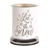 Electric Wax Melter Touch - White Silhouette Let it Snow 17cm Electric Wax Melter Touch - White Silhouette Let it Snow 17cm