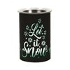 LED Melter Let It Snow Black 12cm LED Melter Let It Snow Black 12cm