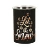LED Melter Let It Snow Black 12cm LED Melter Let It Snow Black 12cm