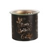 Tealight Wax Melter and Candle Holder - Black & Gold Silhouette Melter Merry Tealight Wax Melter and Candle Holder - Black & Gold Silhouette Melter Merry