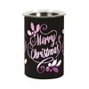 LED Melter Merry Christmas Black 12cm LED Melter Merry Christmas Black 12cm