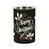 LED Melter Merry Christmas Black 12cm LED Melter Merry Christmas Black 12cm