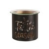 Tealight Wax Melter and Candle Holder - Black & Gold Silhouette Melter Tis the Tealight Wax Melter and Candle Holder - Black & Gold Silhouette Melter Tis the