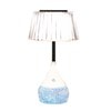 Pleated Shade LED Colour Changing Glitter Lamp 15 x 28cm Pleated Shade LED Colour Changing Glitter Lamp 15 x 28cm
