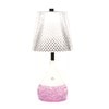 Diamond Shade LED Colour Changing Glitter Lamp 13 x 28cm Diamond Shade LED Colour Changing Glitter Lamp 13 x 28cm