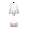 Diamond Shade LED Colour Changing Glitter Lamp 13 x 28cm Diamond Shade LED Colour Changing Glitter Lamp 13 x 28cm