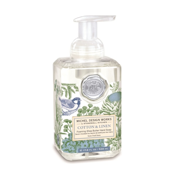 Cotton & Linen Foaming Hand Soap by Michel Design Works Cotton & Linen Foaming Hand Soap by Michel Design Works
