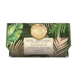 Island Palm Bath Soap Bar by Michel Design Works Island Palm Bath Soap Bar by Michel Design Works