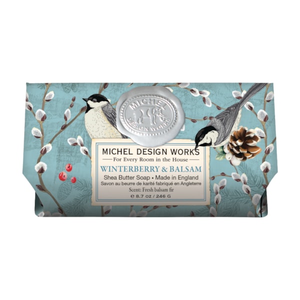 Winterberry & Balsam Bath Soap Bar by Michel Design Works Winterberry & Balsam Bath Soap Bar by Michel Design Works