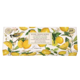 Lemon Basil Set 3 Soap Gift Set by Michel Design Works Lemon Basil Set 3 Soap Gift Set by Michel Design Works