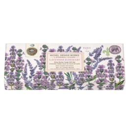 Lavender Rosemary Set 3 Soap Gift Set by Michel Design Works Lavender Rosemary Set 3 Soap Gift Set by Michel Design Works