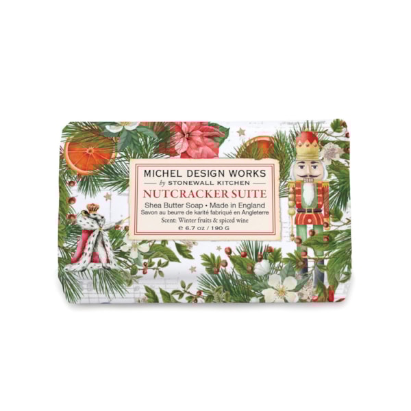Nutcracker Bath Soap Bar by Michel Design Works Nutcracker Bath Soap Bar by Michel Design Works