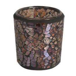 Amber Crackle Votive Holder Amber Crackle Votive Holder