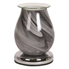 Electric Wax Melter Touch - Grey Swirl Oval 16cm Electric Wax Melter Touch - Grey Swirl Oval 16cm