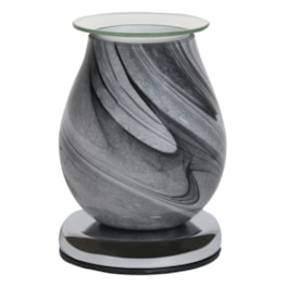 Electric Wax Melter Touch - Grey Swirl Oval 16cm Electric Wax Melter Touch - Grey Swirl Oval 16cm