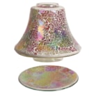 Jar Shade & Tray Set - Rainbow Crackle Jar Shade & Tray Set - Rainbow Crackle