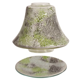 Jar Shade & Tray Set - Jade Crackle Jar Shade & Tray Set - Jade Crackle