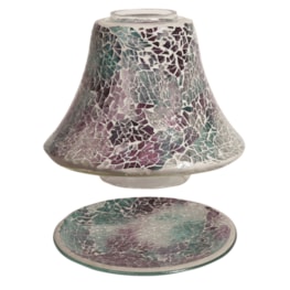 Jar Shade & Tray Set - Teal Crackle Jar Shade & Tray Set - Teal Crackle