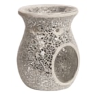 Wax Melter – Silver Crackle Wax Melter – Silver Crackle