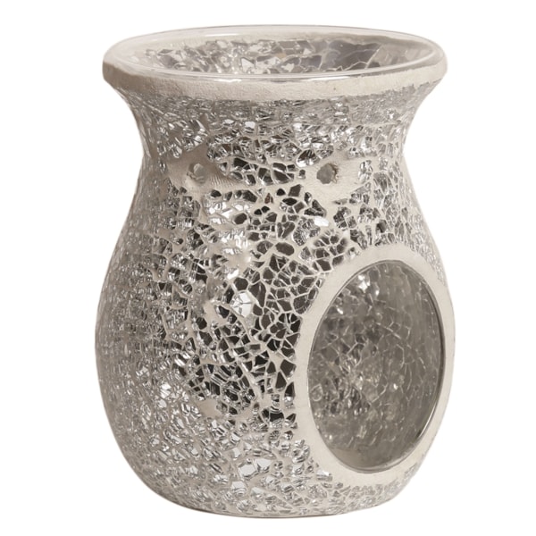 Wax Melter – Silver Crackle Wax Melter – Silver Crackle