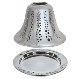 Jar Shade & Tray Set - Midnight Ceramic Jar Shade & Tray Set - Midnight Ceramic