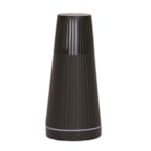 LED Ultrasonic Diffuser - Ridged Chimney Dark Wood 21cm LED Ultrasonic Diffuser - Ridged Chimney Dark Wood 21cm