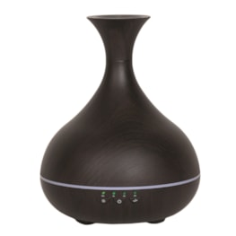 LED Ultrasonic Diffuser - Vase Dark Wood 22cm LED Ultrasonic Diffuser - Vase Dark Wood 22cm