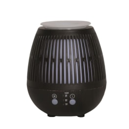 LED Ultrasonic Diffuser - Bulb Grill Dark Wood 16cm LED Ultrasonic Diffuser - Bulb Grill Dark Wood 16cm