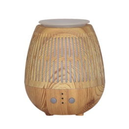 LED Ultrasonic Diffuser - Bulb Grill Light Wood 16cm LED Ultrasonic Diffuser - Bulb Grill Light Wood 16cm