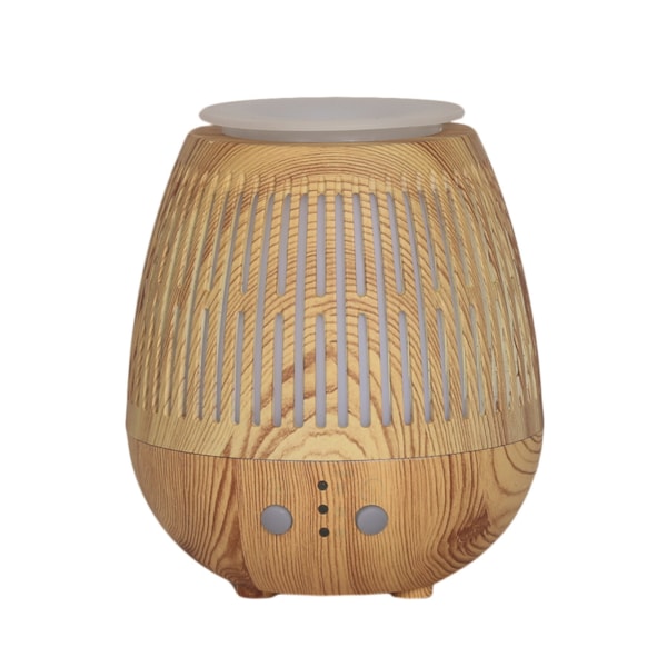 LED Ultrasonic Diffuser - Bulb Grill Light Wood 16cm LED Ultrasonic Diffuser - Bulb Grill Light Wood 16cm