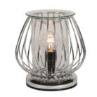 Electric Wax Melter Touch – Chrome Framework Industrial Globe 17cm Electric Wax Melter Touch – Chrome Framework Industrial Globe 17cm