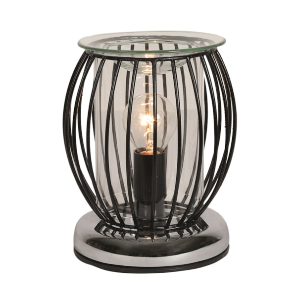 Electric Wax Melter Touch – Black Framework Industrial Oval 17cm Electric Wax Melter Touch – Black Framework Industrial Oval 17cm