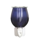 Wax Melter Plug In - Ribbed Blue Lustre 12cm Wax Melter Plug In - Ribbed Blue Lustre 12cm