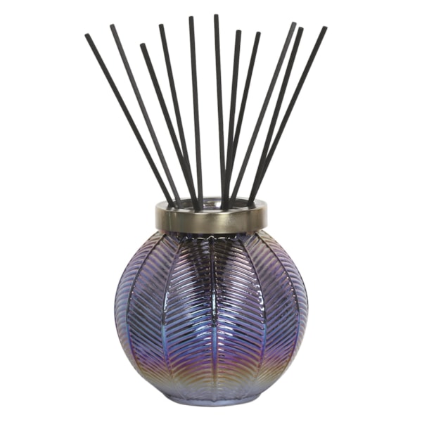 Indigo Lustre large Glass Reed Diffuser Bottle & 50 Fibre Reeds Indigo Lustre large Glass Reed Diffuser Bottle & 50 Fibre Reeds