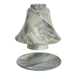 Jar Shade & Tray Set - Jade Marble Jar Shade & Tray Set - Jade Marble