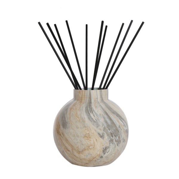 Grigio Marble Large Glass Reed Diffuser Bottle & 50 Fibre Reeds Grigio Marble Large Glass Reed Diffuser Bottle & 50 Fibre Reeds