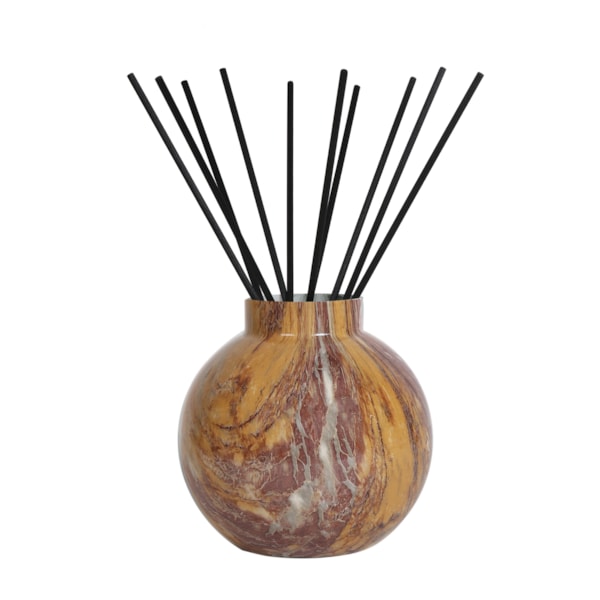 Breccia Marble Large Glass Reed Diffuser Bottle & 50 Fibre Reeds Breccia Marble Large Glass Reed Diffuser Bottle & 50 Fibre Reeds