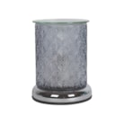 Electric Wax Melter Touch - Grey Glass Leaf 16cm Electric Wax Melter Touch - Grey Glass Leaf 16cm